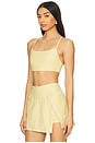 view 2 of 4 Stretch Studio Bralette in Baby Yellow