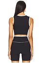 view 3 of 4 Ribbed Diana Sports Bra in Black & White