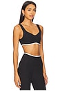 view 2 of 4 Isadora Sports Bra in Heather Black & White