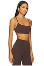 view 2 of 4 Studio Racer Bralette in Dark Oak
