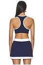 view 3 of 4 Sport Court Bra in Navy & White