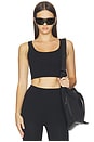 view 1 of 4 SOUTIEN-GORGE DE SPORT COTTON SCOOP in Black