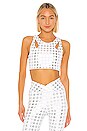view 1 of 5 Double Jump Disco Sports Bra in White