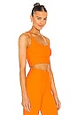 view 2 of 4 Ribbed Gym Bra in Orange