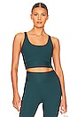 view 1 of 4 Ribbed Gym Bra in Deep Teal