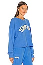 view 2 of 4 Collegiate Crew Sweatshirt in Blue Yos
