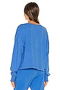 view 3 of 4 Collegiate Crew Sweatshirt in Blue Yos