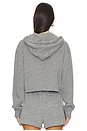 view 4 of 5 Classic Zip Up Sweatshirt in Heathered Grey