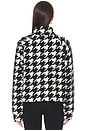 view 3 of 4 Lucia Half Zip Sweatshirt in Houndstooth