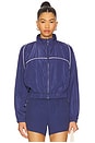 view 2 of 5 Tennis Windbreaker in Navy & White