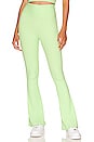 view 1 of 4 Ribbed Flare Legging in Pistachio
