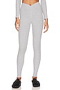 view 1 of 4 Ribbed Veronica Legging in Heathered Grey