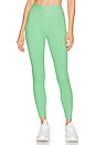 view 1 of 4 Ribbed Pocket Legging in Green Watermelon
