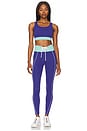 view 5 of 6 Sport Colorblock Football Legging in Bar Bl Pool Iv