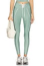 view 1 of 6 Field Legging in Basil & White