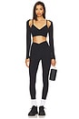 view 5 of 6 LEGGINGS STUDIO VERONCIA in Black
