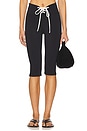 view 2 of 7 Football Capri Legging in Black & White