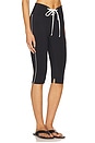 view 3 of 7 Football Capri Legging in Black & White
