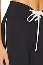 view 7 of 7 Football Capri Legging in Black & White