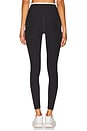 view 4 of 6 Stretch Legging in Heather Black & White