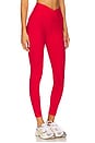 view 2 of 6 Ribbed Veronica Legging in Cherry