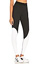 view 2 of 4 Two Tone Legging in Black & White