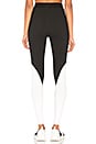 view 3 of 4 Two Tone Legging in Black & White
