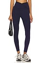 view 1 of 6 Sport Two Tone Veronica Legging in Navy & Black