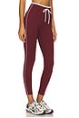 view 2 of 7 Sport Sprint Legging in Burgandy & Cream