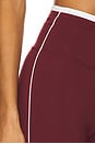 view 7 of 7 Sport Sprint Legging in Burgandy & Cream
