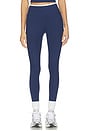 view 2 of 6 LEGGINGS TRACK in Navy & White