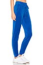 view 2 of 4 Velour Jogger Pant in D Blue