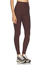 view 2 of 6 LEGGINGS HIGH SCULPT LEGGING in Chocolate Brown