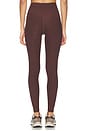 view 4 of 6 LEGGINGS HIGH SCULPT LEGGING in Chocolate Brown