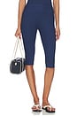 view 1 of 6 LEGGINGS CROPPED RIBBED CAPRI in Navy