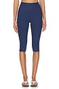 view 2 of 6 LEGGINGS CROPPED RIBBED CAPRI in Navy