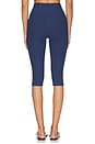 view 5 of 6 LEGGINGS CROPPED RIBBED CAPRI in Navy