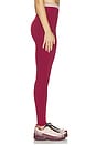 view 4 of 6 Sport Layered Legging in Maroon & White