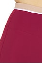 view 7 of 6 Sport Layered Legging in Maroon & White