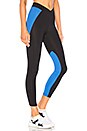 view 2 of 4 Motorsport Legging in Black & Racer Blue
