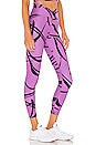 view 2 of 4 Abstract Veronica Legging in Orchid & Black