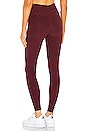 view 3 of 4 Yoga Legging in Burgundy