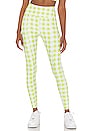 view 1 of 4 Gingham Rocky Legging in Lime Gingham