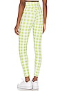 view 3 of 4 Gingham Rocky Legging in Lime Gingham