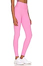 view 2 of 4 Ribbed High High Legging in Anniversary Pink