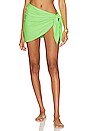 view 1 of 4 Rib Sarong in Neon Kiwi