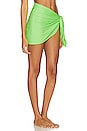 view 2 of 4 Rib Sarong in Neon Kiwi