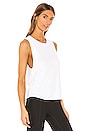 view 2 of 4 The Perfect Muscle Tank in White