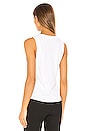 view 3 of 4 The Perfect Muscle Tank in White