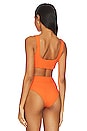 view 3 of 4 Julianna Bikini Top in Tangerine